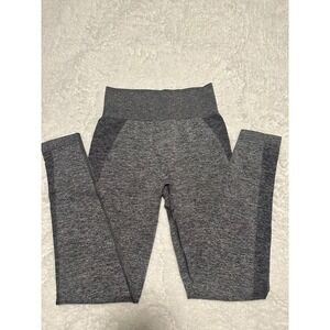 Gymshark Flex High Waisted Seamless Leggings - Charcoal Grey Marl - Size XS (Est
